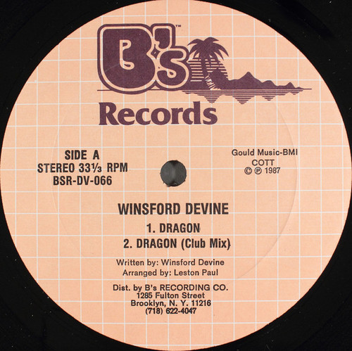 Winsford Devine* - Dragon / I Baratélé / Pushers (12", EP)