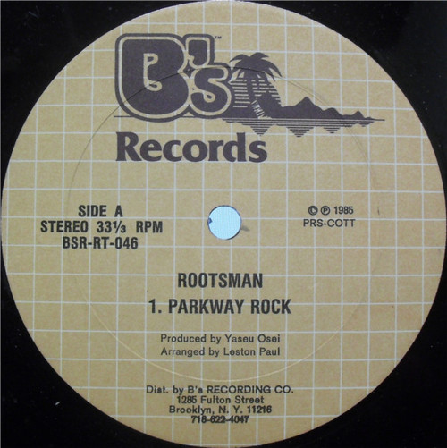 Rootsman - Parkway Rock / Treat Me Irie (12")