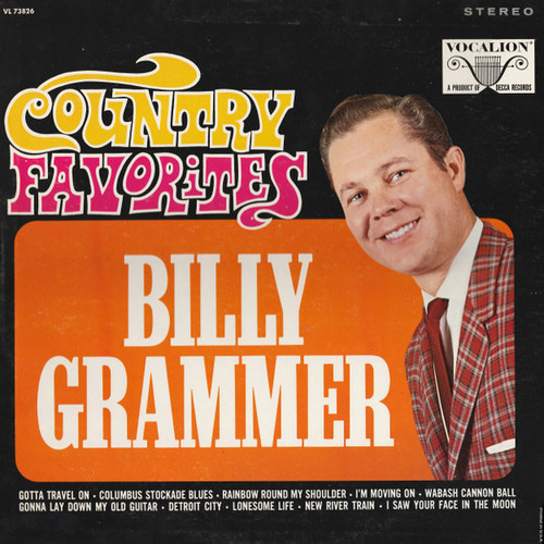 Billy Grammer - Country Favorites - Vocalion (2) - VL 73826 - LP, Album 1485287224