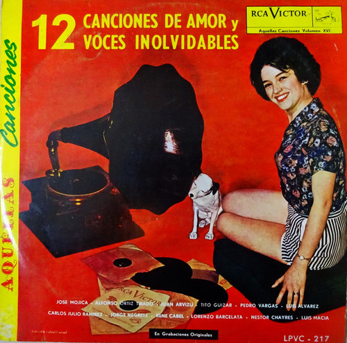 Jorge Negrete, Pedro Vargas - 12 Canciones de Amor y Voces Inolvidables (LP, Comp)