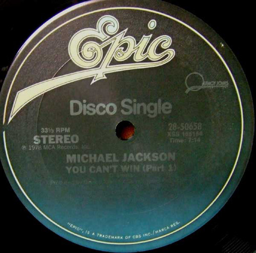 Michael Jackson - You Can't Win (12")