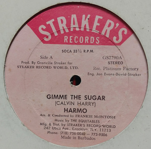 Harmo - Gimme The Sugar (12")