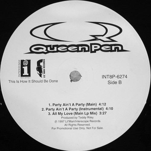 Queen Pen - All My Love (12", Promo)