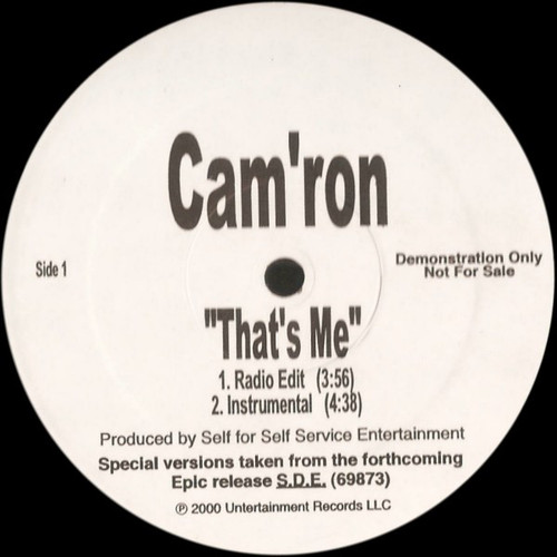 Cam'ron - That's Me - Epic - none - 12", Promo 1488185809