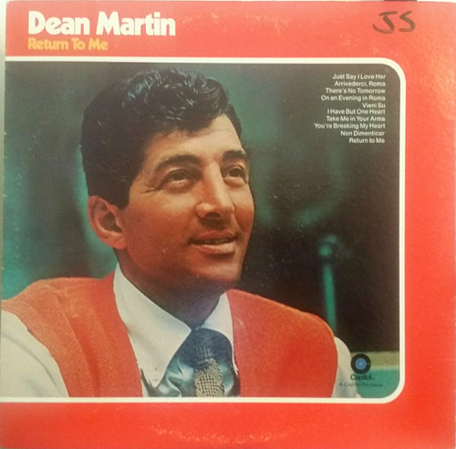Dean Martin - Return To Me (LP, Album, RE, Abr)