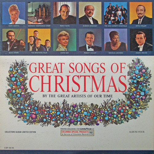 Various - Great Songs Of Christmas (By The Great Artists Of Our Time) Album Four - Columbia Special Products, Columbia Special Products - CSP 155 M, CSP 155M - LP, Album, Comp, Mono, Ltd 1500610375