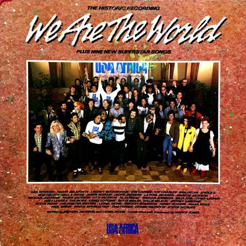 USA For Africa - We Are The World - Columbia - USA 40043 - LP, Album, Pit 1509573958
