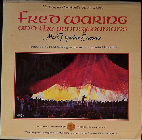 Fred Waring & The Pennsylvanians - Most Popular Encores - Longines Symphonette Society - LWS 331 - LP, Comp 1519720894