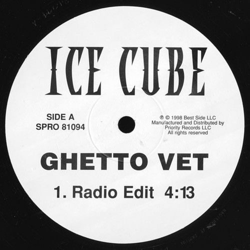 Ice Cube - Ghetto Vet (12", Promo)