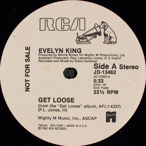 Evelyn King - Get Loose (12", Promo)