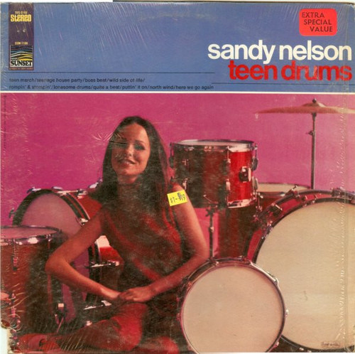 Sandy Nelson - Teen Drums - Sunset Records - SUS-5166 - LP, Comp 1537901485