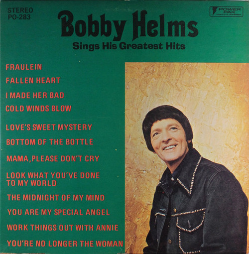 Bobby Helms - Bobby Helms Sings His Greatest Hits - Power Pak - PO-283 - LP, Comp 1544854099