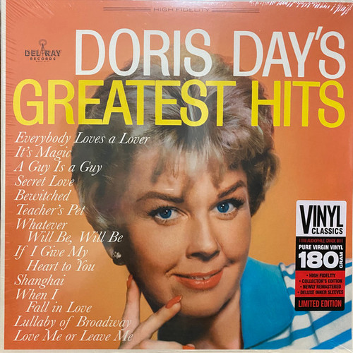 Doris Day - Doris Day's Greatest Hits - Del Ray Records (3) - DR10025 - LP, Comp, Mono, Dlx, Ltd, RE, 180 1560152533
