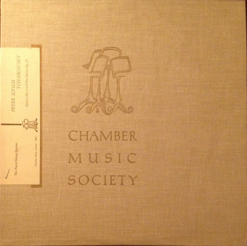 Pyotr Ilyich Tchaikovsky : Quatuor Pascal - Quartet No. 3 In E Flat Minor, Op. 30 - Chamber Music Society - CM-7 - LP, Red 1564623268