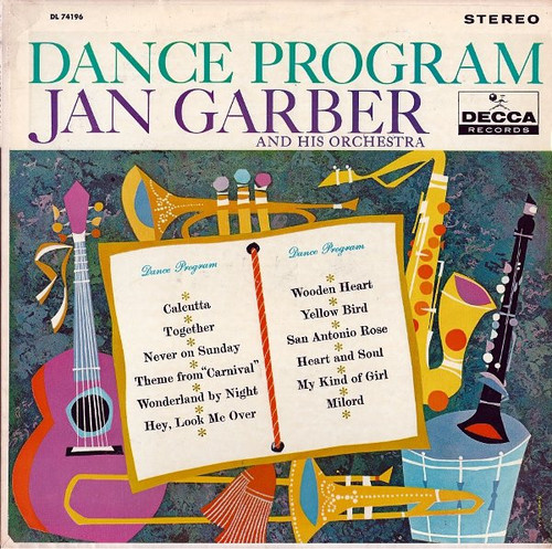 Jan Garber And His Orchestra - Dance Program (LP, Album, RP)