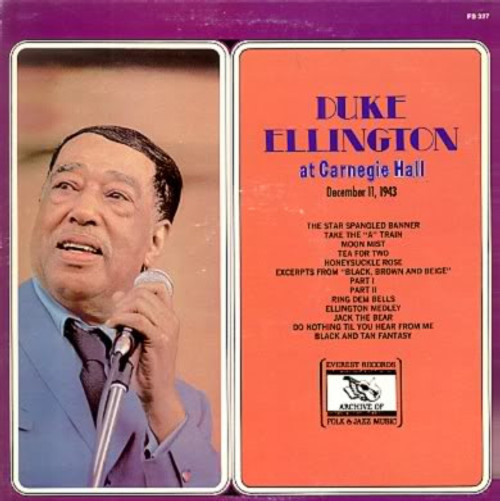 Duke Ellington - Duke Ellington At Carnegie Hall December 11, 1943 - Everest Records Archive Of Folk & Jazz Music - FS 327 - LP, Enh, RE 1579501369