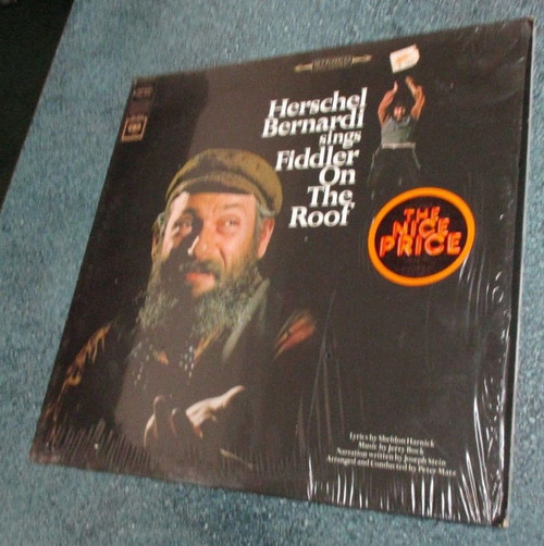 Herschel Bernardi - Herschel Bernardi Sings Fiddler On The Roof - CBS Masterworks - OS 3010 - LP, Album 1582894171