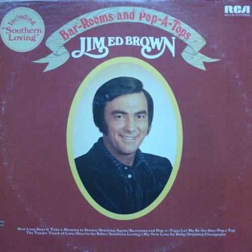 Jim Ed Brown - Bar-Rooms And Pop-A-Tops (LP, Album)