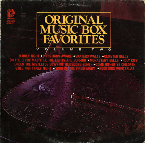 No Artist - Original Music Box Favorites - Volume Two - Pickwick - SPC 1032 - LP 1584361564