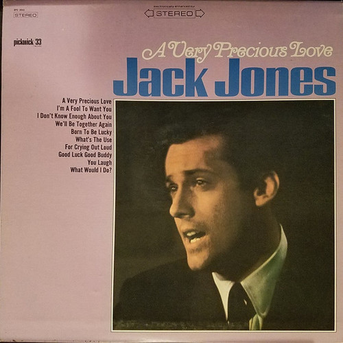 Jack Jones - A Very Precious Love - Pickwick/33 Records - SPC-3041 - LP, Comp 1584384007