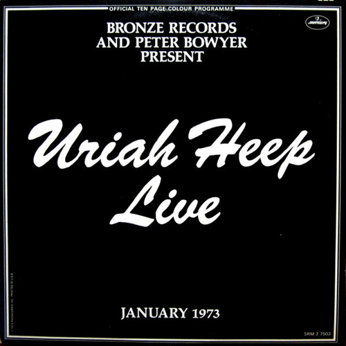 Uriah Heep - Uriah Heep Live - Mercury, Bronze - SRM-2-7503 - 2xLP, Album, Pit 1587441520