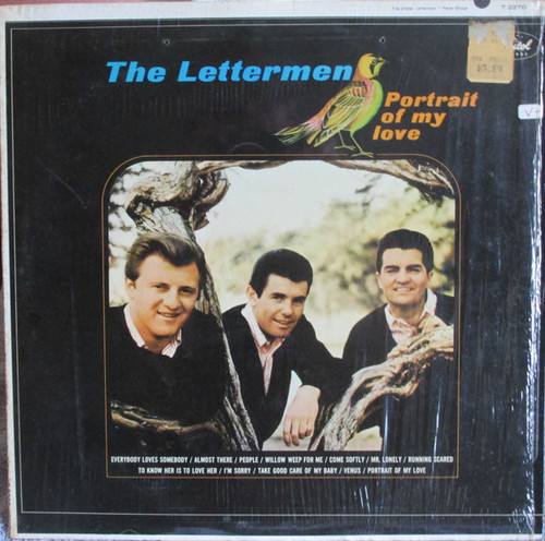 The Lettermen - Portrait Of My Love - Capitol Records, Capitol Records - T-2270, T 2270 - LP, Album, Mono, Scr 1589222038