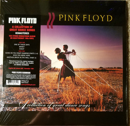 Pink Floyd - A Collection Of Great Dance Songs - Pink Floyd Records, Pink Floyd Records - PFRLP19, 88875184351 - LP, Comp, RE, RM, 180 1590415327
