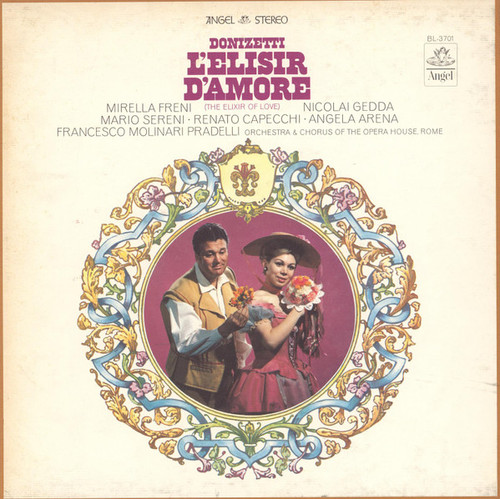 Gaetano Donizetti - L'elisir D'amore - Angel Records, Angel Records - BL-3701, SBL-3701 - 2xLP, Album 1594184392