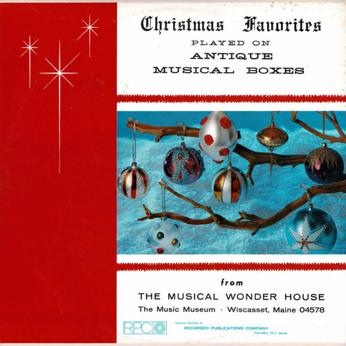 No Artist - Christmas Favorites : Played On Antique Musical Boxes - RPC - 802 - LP 1594399096