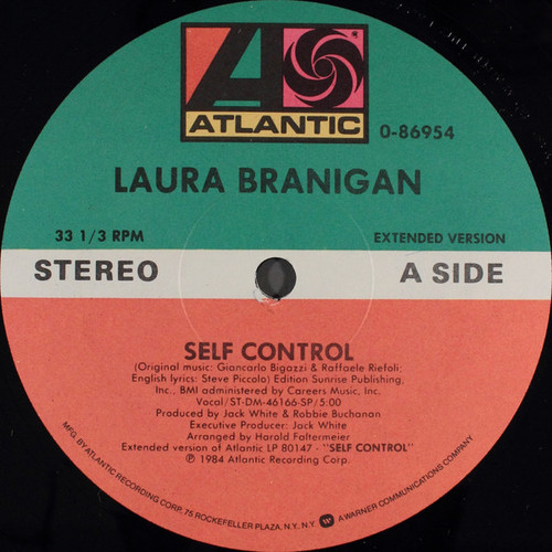 Laura Branigan - Self Control - Atlantic - 0-86954 - 12", Maxi 1602282439
