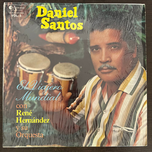 Daniel Santos Con Rene Hernandez Y Su Orquesta - El Viajero Mundial  - Ansonia - SALP-1309 - LP 1605777754