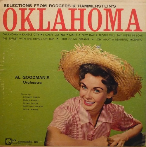 Al Goodman And His Orchestra - Rodgers And Hammerstein's Oklahoma - Promenade - 2213 - LP, Album, Mono 1605978388