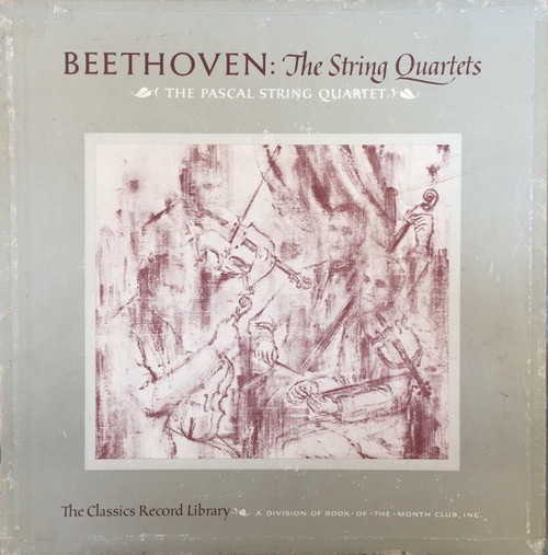 Ludwig van Beethoven, Quatuor Pascal - Beethoven - The String Quartets - The Classics Record Library - MAQ, MBQ, MCQ - 10xLP, Album, Mono 1606053040