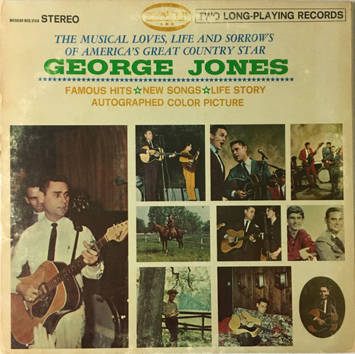 George Jones (2) - The George Jones Story (The Musical Loves, Life And Sorrows Of America's Great Country Star) - Musicor Records - M2S 3159 - 2xLP, Album, Comp 1615909627