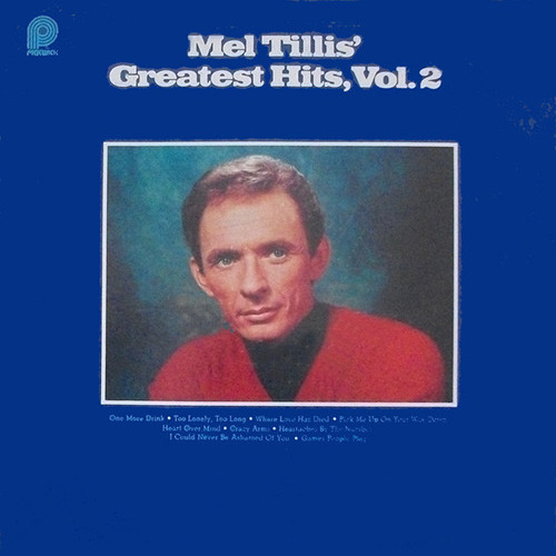 Mel Tillis - Mel Tillis' Greatest Hits, Vol. 2 - Pickwick - SPC-3741 - LP, Comp, RE 1620726109
