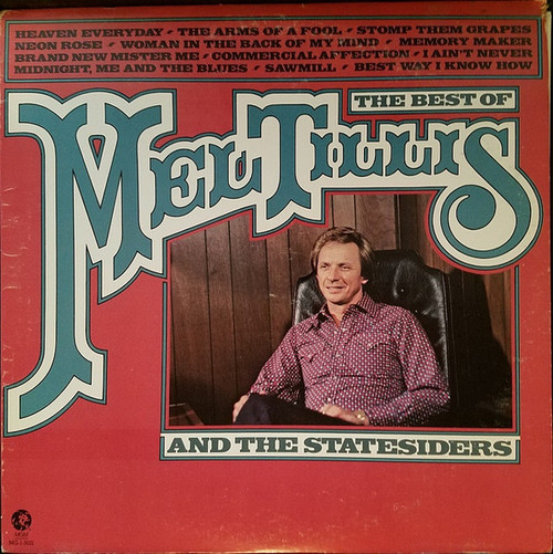 Mel Tillis And The Statesiders (2) - The Best Of Mel Tillis And The Statesiders - MGM Records - MG-1-5021 - LP, Comp, Club 1643488399