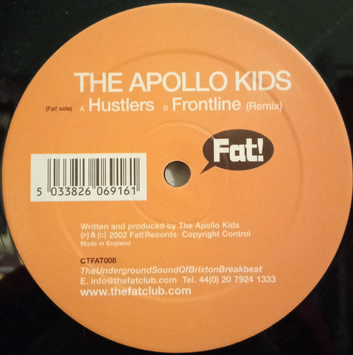 The Apollo Kids - Hustlers - Fat! Records - CTFAT008 - 12" 1644524224