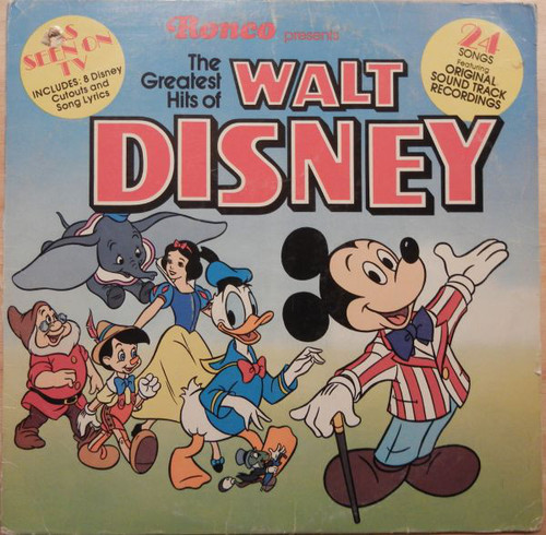 Various - The Greatest Hits Of Walt Disney (LP, Album)