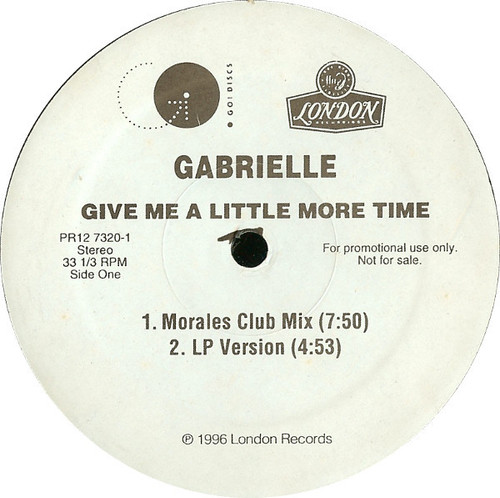 Gabrielle - Give Me A Little More Time (David Morales Mixes) (12")