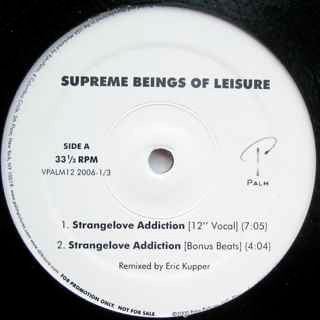 Supreme Beings Of Leisure - Strangelove Addiction (12", Promo)
