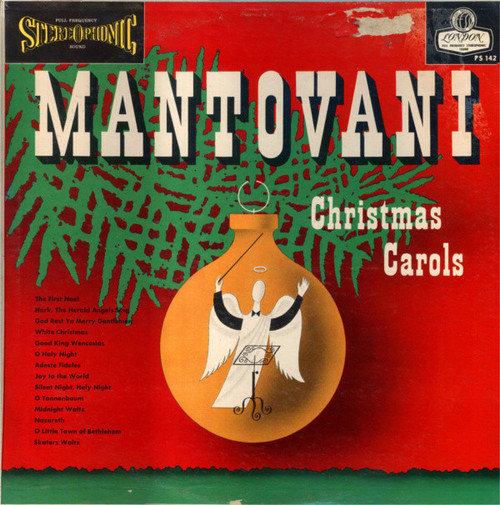 Mantovani And His Orchestra - Christmas Carols - London Records, London Records - PS 142, PS.142 - LP, Album, RE 1647553102