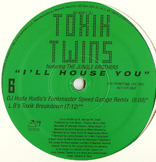 Toxik Twins - I'll House You (12", Promo)