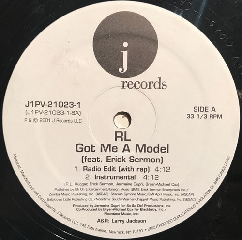 RL (2) Feat. Erick Sermon - Got Me A Model (12")