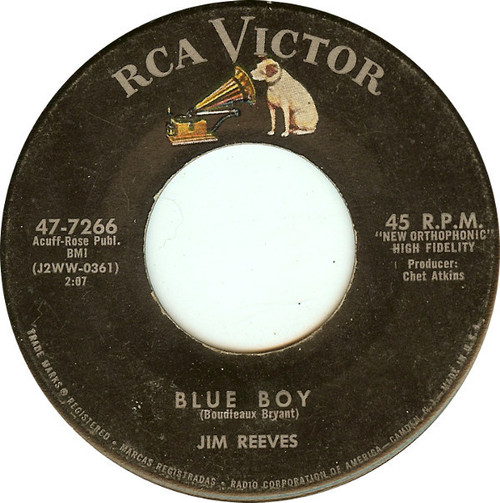 Jim Reeves - Blue Boy - RCA Victor - 47-7266 - 7", Roc 1716297247