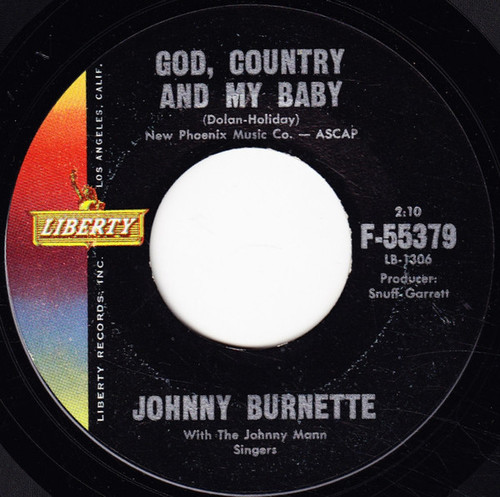 Johnny Burnette - God, Country And My Baby / Honestly I Do - Liberty - F-55379 - 7", Single 1716219427