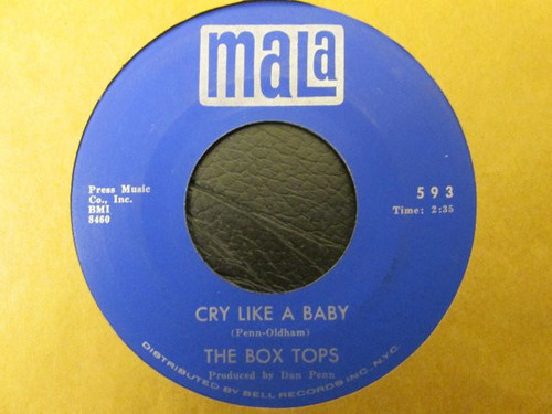 Box Tops - Cry Like A Baby / The Door You Closed To Me - Mala - 593 - 7", Single 1715659099