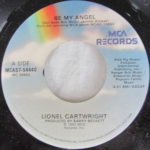 Lionel Cartwright - Be My Angel (7", Single)