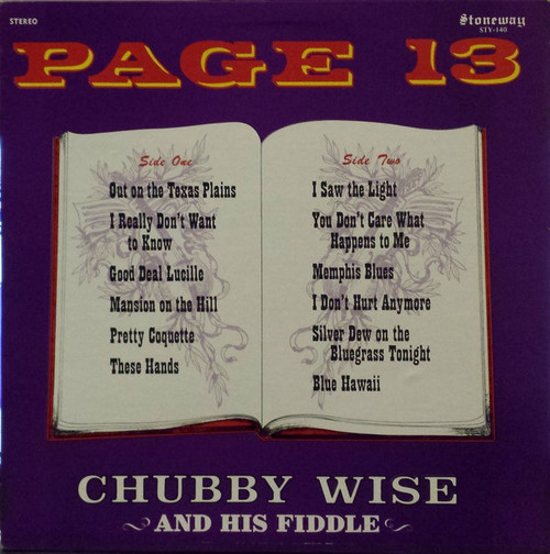 Chubby Wise - Page 13 (LP)