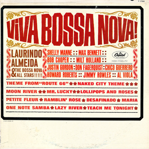 Laurindo Almeida & The Bossa Nova Allstars - Viva Bossa Nova! - Capitol Records - T 1759 - LP, Album, Mono 1720566667