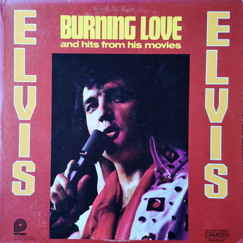 Elvis Presley - Burning Love And Hits From His Movies Vol. 2 - Pickwick, Camden - CAS-2595 - LP, Comp 1719202741